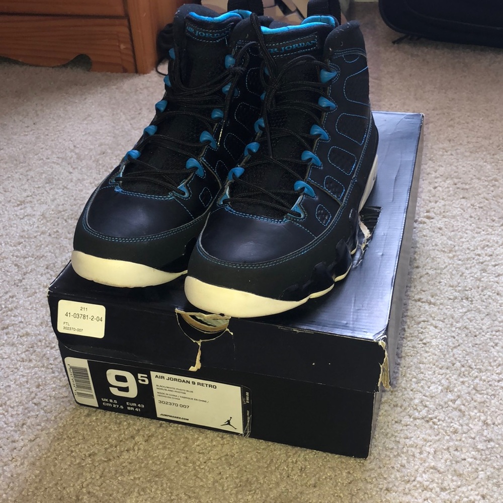 Jordan Retro 9”Photo Blue”
